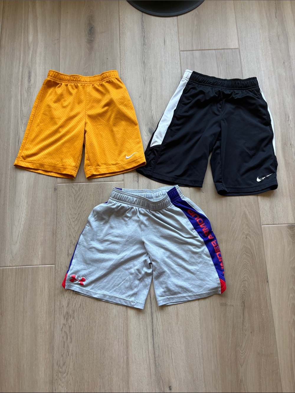 🏀3 pairs of Boys size small basketball shorts🏀